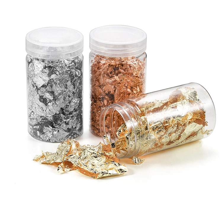 Foglia d'oro schiacciata